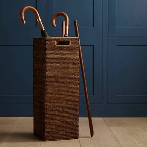 Umbrella Stand Rack <b>Display</b> Standing Holder <b>Baskets</b> Natural Rattan Storage <b>Basket</b> for Umbrellas - Product Image 6