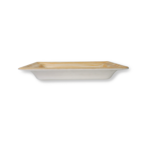 Bandeja Rectangular de Espuma para Alimentos con Patrón de Madera y Base Blanca para Empacar Sushi, Pizza, Sándwiches y Carne - Product Image 1