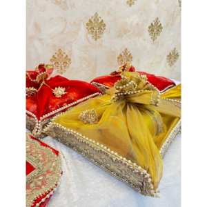 Premium Customizable Durable Fabric Beaded Square <b>Basket</b> Especially Designed for Wedding Gift Favors Festive Sale Gift <b>Hampers</b> - Product Image 1