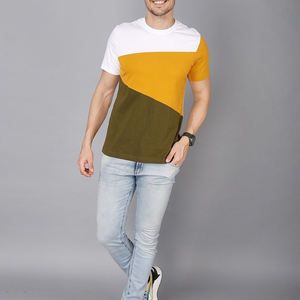 T-shirt de sport pour homme en coton 100% imprimé sur mesure, respirant, à séchage rapide, à manches courtes, vêtements de fitness décontractés, vêtements de sport vierges - Product Image 2