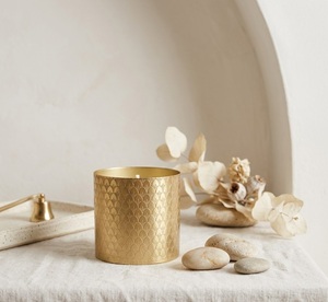 Luxury Hand Hammered Copper And Brass Metal Candle Jar Bowl Artisanal Multi-Wick Scented Soy Wax Votive For Home Decor & Wedding - Product Image 6
