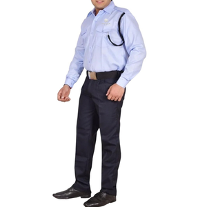 Conjunto de Camisa y Pantalón de Uniforme de Guardia de Seguridad, Ropa de Trabajo Profesional de Manga Larga con Epaulettes en los Hombros, Bolsillos en el Pecho y Estilo Formal - Product Image 4