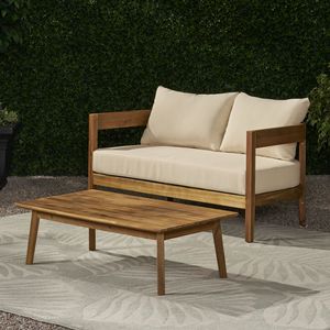 Brooklyn Loveseat and Coffee Table <b>Garden</b> <b>Set</b> - Product Image 5