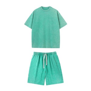 Summer Custom Casual 2 Piece t <b>Shirt</b> and Short Sets Jogging Fitness Suit for Men Two Piece Short Set - Product Image 2
