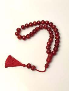 Handmade Turquoise Resin Tasbih 51 <b>Beads</b> Religious Prayer Rosary with Durable <b>Threading</b> - Product Image 2