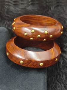Brazaletes de Madera de Mango Vintage Naturales, Disponibles en Tamaño Personalizado, en Oferta, Brazalete de Madera de Mango en Oferta - Product Image 5