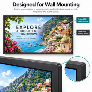 Pantalla Digital Comercial de 75 Pulgadas para Montaje en Pared, Menú Digital, Pantalla LCD Full HD para Publicidad - Product Image 2