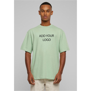 Camisetas de cuello redondo Unisex con estampado personalizado al por mayor, ropa de calle, estampado DTG, estilo Vintage, ajuste holgado, peso de 200 gramos - Product Image 1