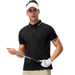 Camisas de Talla Grande para Hombre, Lisas, con Logotipo Bordado Personalizado, Antipilling, Estilo Casual Elegante, Polos Deportivos de Golf, Tejido de Poliéster/Algodón - Product Image 1