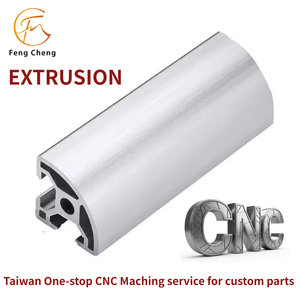 Capacités de dissipateur thermique de précision en alliage d'aluminium A6061-T6 usiné CNC, structure à ailettes extrudées, haute efficacité, inoxydable - Product Image 2