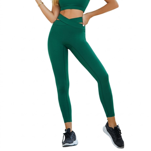 Ropa Deportiva de Alta Calidad, Leggings Largos con Estampado y Cintura Alta para Mujer, con Spandex y Nailon de Elasticidad en Cuatro Direcciones - Product Image 1