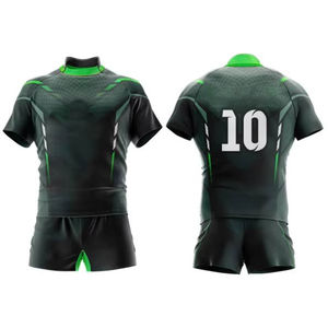 Uniformes de Rugby Personalizados de Alta Calidad para Todo el Equipo, Transpirables, 100% Poliéster, Tallas Grandes, Estampados, Bordados, Venta al Por Mayor, Envío Rápido - Product Image 6