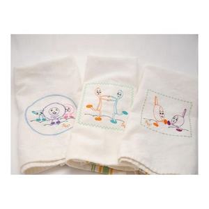 Paño de Cocina Desechable Ecológico de Algodón de Diseño con Bordado Floral Personalizado - Uso Doméstico Súper Absorbente y de Secado Rápido - Product Image 1