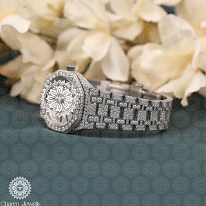 Reloj de Lujo para Hombre Charm Jewells, Caja de Acero Inoxidable, Esfera Analógica de 40 mm, Cristal, Movimiento Mecánico, Botón de Empuje Oculto - Product Image 5