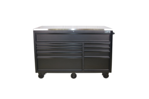 Matte Black Powder Coated Steel 10 Drawer <b>Tool</b> <b>Cabinet</b> Family keywords: for Garage Workshop Storage Use - Product Image 6