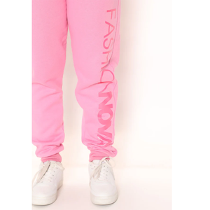Ensemble de survêtement en molleton rose pour femmes, deux pièces, manches longues, taille haute, capuche, fermeture éclair sur le devant, vêtements décontractés de rue, toutes saisons - Product Image 3