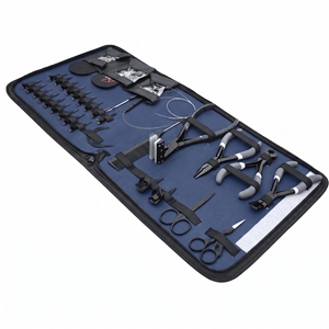 Juego de Herramientas Avanzadas para Extensiones de Cabello: Alicates de Crimpado para Micro Anillos, Alicates para Remover Anillos Nano, Alicates Selladores de Cinta, Cortador de Fusión, Peine y Clips - Product Image 4
