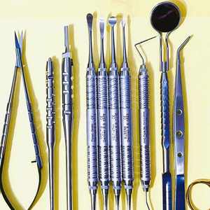 Kit de Cirugía Oral Periodontal Manual de Metal, Set de Instrumentos Quirúrgicos Mucogingivales y Periósteicos Dentales, Herramientas Quirúrgicas CE - Product Image 5