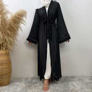 2026 High Quality Islam Fashion Women New Arrival High Quality Plus Size Long Sleeve <b>Islamic</b> <b>Clothing</b> Ladies Elegant Abaya - Product Image 2