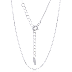 Collar de Plata de Ley con Corte de Diamante Brillante - Product Image 2