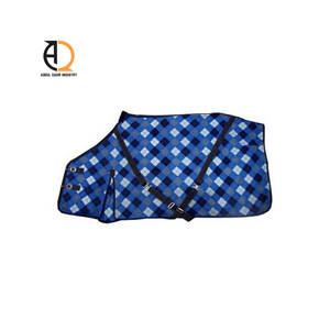 Mantas de lana premium para caballos con logotipo personalizado, diseño sólido, para primavera e invierno - Product Image 2