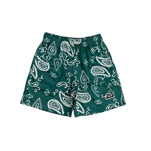 กางเกงบาสเก็ตบอลพิมพ์ลายเม็ดมะม่วงหิมพานต์แนวไฮสตรีทกางเกงขาสั้นชายหาดลำลองแบบหลวมสำหรับออกกำลังกายตาข่ายแห้งเร็วระบายอากาศได้ดี - Product Image 5