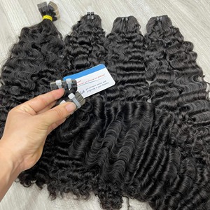 ผมแท้แบบใหม่ ผมหยิกพม่าแบบเทปติด ผมแท้เวียดนาม ไม่หลุดร่วง ไม่พันกัน - Product Image 6