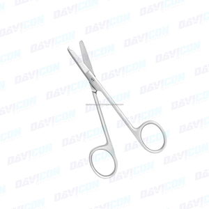 Instrumento quirúrgico de sutura, tijera recta y delicada, S/B, 5 pulgadas - Product Image 6