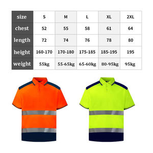 Camiseta Polo de Construcción Unisex Personalizada al por Mayor, Transpirable, de Alta Visibilidad, Reflectante, Servicio OEM, para Trabajadores de la Construcción - Product Image 6