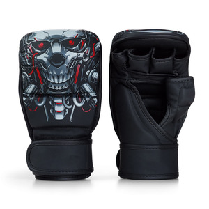 Gants de Sparring MMA en Gros avec Logo Personnalisé, Gants de Grappling à Doigts Ouverts, Gants de Sport Professionnels pour l'Entraînement, Gants de Kickboxing MMA - Product Image 3