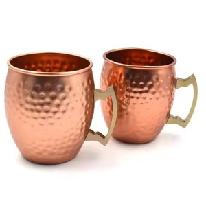 Elegant Dining Copper Mug Moscow Mule Cup Durable Drinkware for Restaurant Kitchen <b>Beverage</b> <b>Serving</b> - Product Image 1