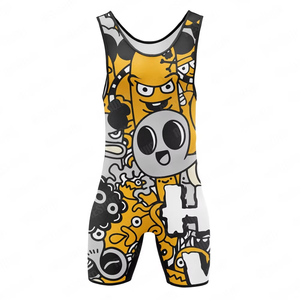 Nuevo Singlet de Lucha Libre para Hombre de Alta Calidad, Uniforme de Lucha Libre Personalizado al por Mayor - Product Image 5
