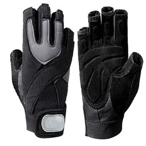 Guantes de Gimnasio para Levantamiento de Pesas, Neopreno Antideslizante, Palma Acolchada, Elásticos, Transpirables, Medios Dedos, Ajuste Ceñido, Crossfit, Entrenamiento - Product Image 5