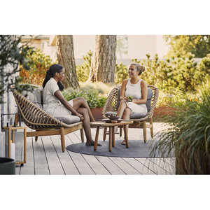 Teak Garden <b>Chair</b> with <b>Comfortable</b> Cushions for Patio Use - Product Image 3
