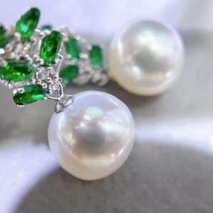 ต่างหูแฟชั่นผู้หญิงลายคนดังอินเตอร์เน็ต6-7มม. ไข่มุกน้ำจืดไร้ที่ติหลากหลาย - Product Image 4