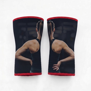 Anime Neoprene Knee Sleeve with Buckle Closure for Workout <b>Training</b> Powerlifting & Gym-Unisex 10mm/13mm Thickness - Product Image 3