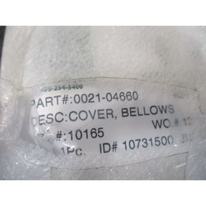AMAT 0021-04660 COVER BELLOWS A/B LIFT D.C, 110981 - อุปกรณ์และอะไหล่เซมิคอนดักเตอร์ระดับโลกที่เชื่อถือได้ - Product Image 1