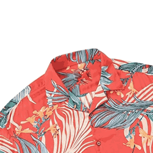 Service OEM Vêtements pour hommes 2026 Vente en gros Chemises décontractées de plage respirantes à manches courtes col rond en polaire unie à bouton unique 100% - Product Image 4