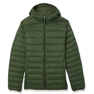 Low MOQ Cheap Price Hooded Puffer Jacket Outdoor Thermal Fleece Lined Quilted Down Winter Jacket for <b>Men</b> - Product Image 2