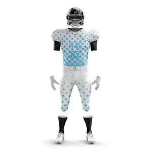 Conjuntos de Uniformes de Fútbol Americano Personalizados para Hombre, Pantalones Cortos con Estampado por Transferencia de Calor, Cintura Elástica, Secado Rápido, 100% Poliéster - Product Image 5