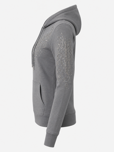 Sudadera con Capucha para Mujer, Adornada con Pedrería, Suave, Informal, de Manga Larga, para Comodidad Diaria - Product Image 2