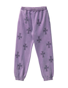 Conjunto Deportivo de Invierno para Hombre, 100% Algodón, Lavado Ácido, Pantalón y Sudadera con Pedrería, Talla Grande - Product Image 3