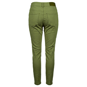 Vaqueros casuales de mujer de tiro medio, de cinco bolsillos, de pierna recta, teñidos, lavables, transpirables, de longitud completa, 6.93 oz, para primavera y verano. - Product Image 2