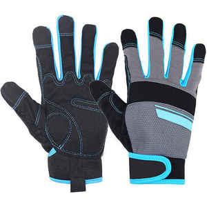 Gants de mécanicien pour travaux automobiles, gants de mécanicien tendance en cuir de qualité pour protéger les doigts et les mains - Product Image 1