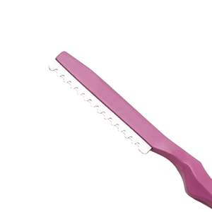 Navajas de Peluquería Ligeras de Acero Inoxidable con Logotipo Personalizado, para Texturizar y Mezclar el Cabello, OEM, con Anillo para el Dedo - Product Image 3