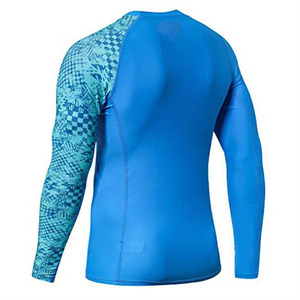 Custom Logo Ozias Industries <b>Men's</b> Full Sleeve Rash Guard <b>Compression</b> <b>Shirt</b> Polyester Spandex Quick Dry OEM ODM Wholesale - Product Image 5
