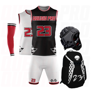 Ensemble d'uniformes de football personnalisés par sublimation 7v7, kit de football 7on7, maillot de compression, short, sac à dos léger et à séchage rapide pour l'équipe - Product Image 1