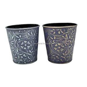 ชุดกระถางต้นไม้ดีไซน์เนอร์มาตรฐานสูง2ชิ้นสำหรับตกแต่งสวนอุปกรณ์ตกแต่งกระถางต้นไม้ - Product Image 6