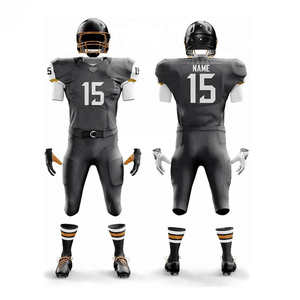 Your Own American Football Uniform New Design American Football Uniform OEM Service <b>Men</b> Football Uniform Set Reasonable Price - Product Image 3