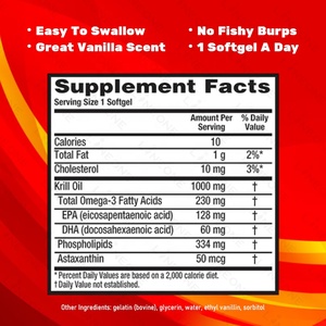 Oem/odm אנטארקטיק שמן אומגה <span class=keywords><strong>3</strong></span> תוספי תזונה dha <span class=keywords><strong>epa</strong></span> <span class=keywords><strong>omega</strong></span>-<span class=keywords><strong>3</strong></span> & astaxanthin ריכוז עבור קפסולות שמן קריל בריאות משותף - Product Image 3